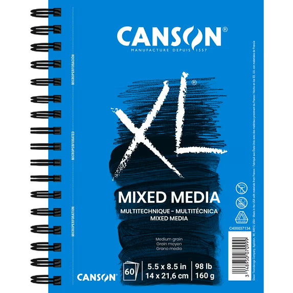 NEW // Canson XL Mix Media Pad 5.5" x 8.5"