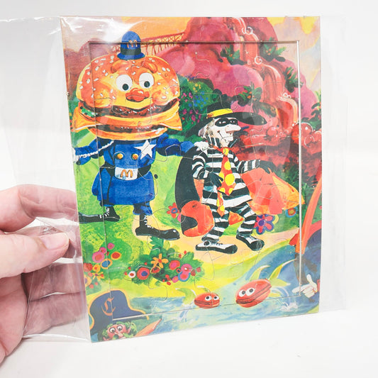 Vintage Cardboard McDonalds Puzzle