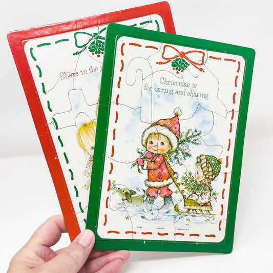 1980s Tray Puzzles - Christmas Themed (2)