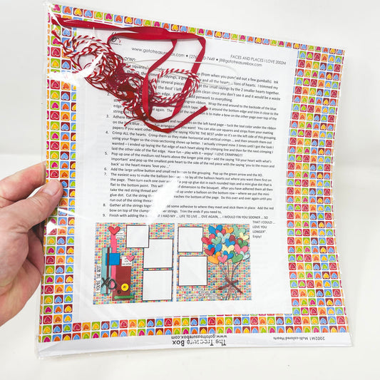 Treasure Box - Faces and Places I Love Paper Pack