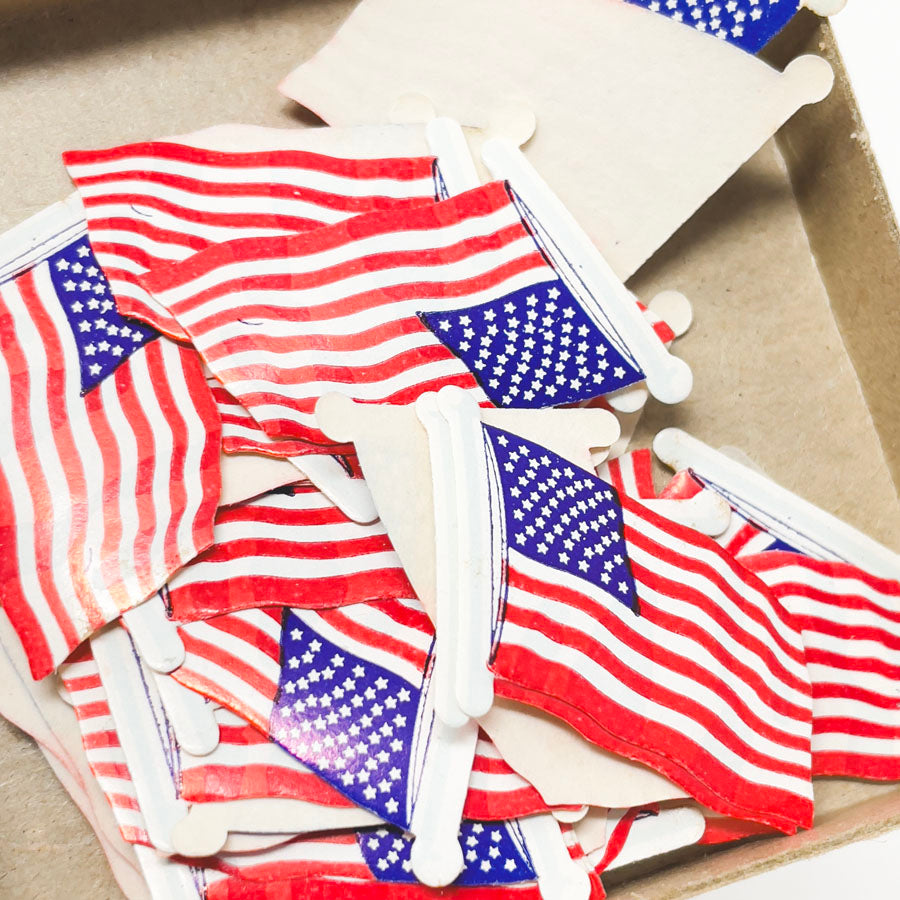 Vintage Dennison Gummed Flags
