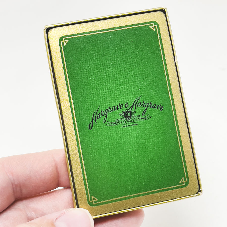 Vintage Hargrave Promotional Playing Cards