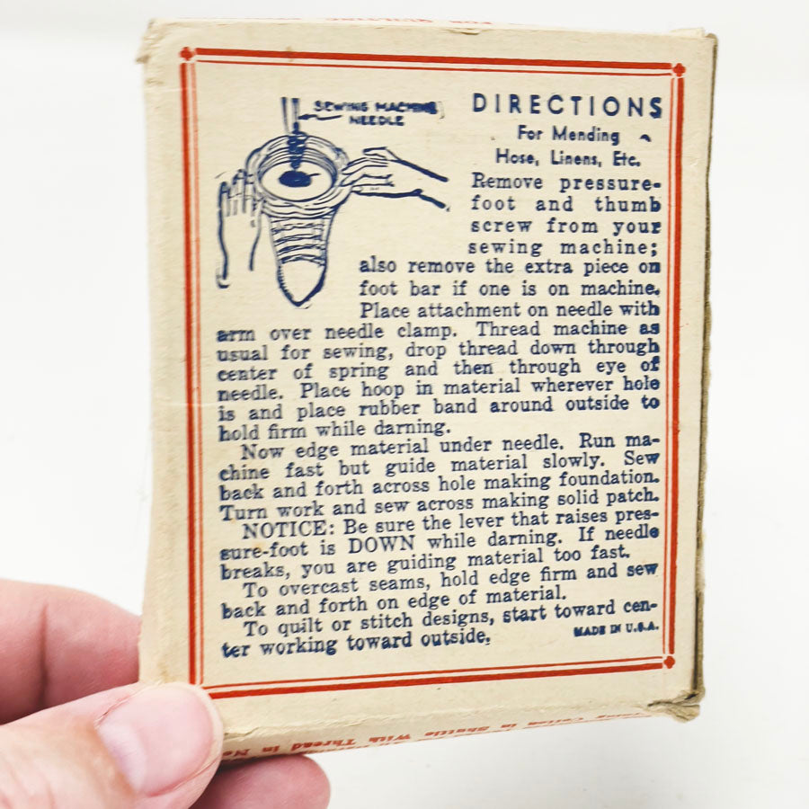 Sock Darning Sewing Machine Hoop