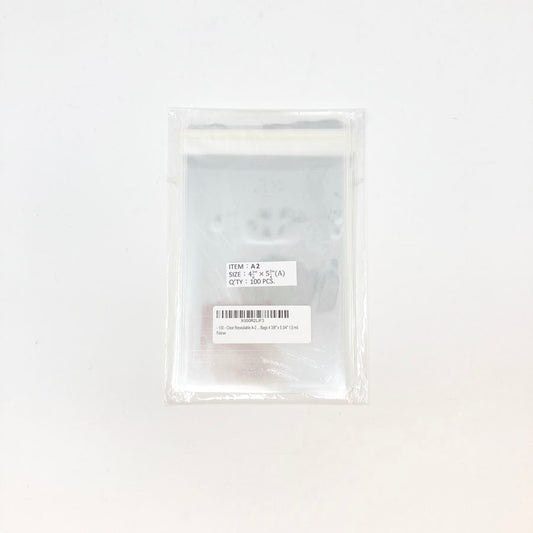 Resealable Clear Bags - 4-3/8"x5-3/4"