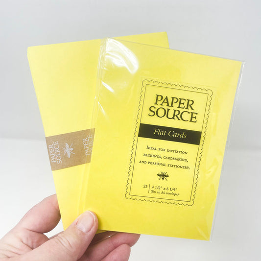 Paper Source A6 Flat Card & Envelope Bundle - Sunshine