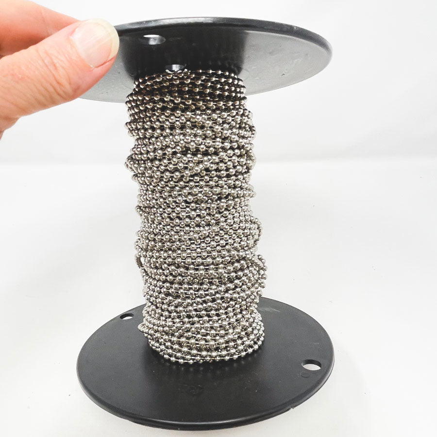 Large Silver Ball Chain on Spool