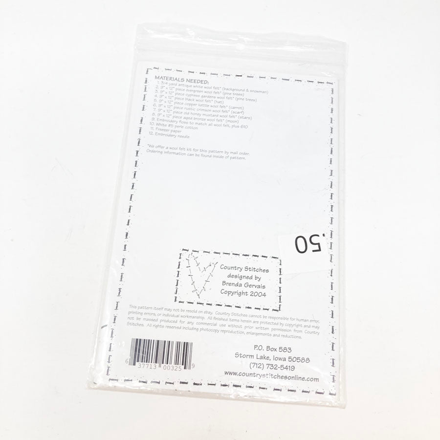 First Snow by Country Stitches Sewing Pattern