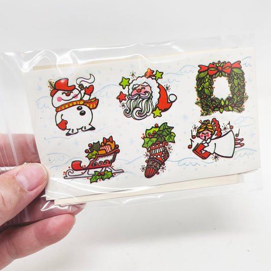 Bundle of Christmas Themed Vintage Seals