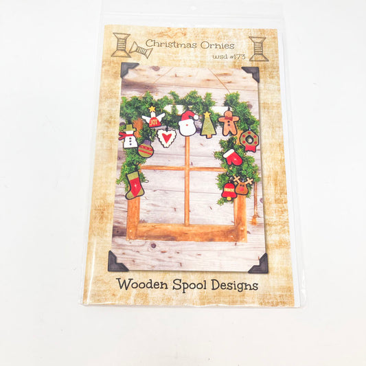 Christmas Ornies by Wooden Spool Designs
