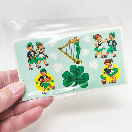 Bundle of St. Patrick's Day Themed Vintage Seals