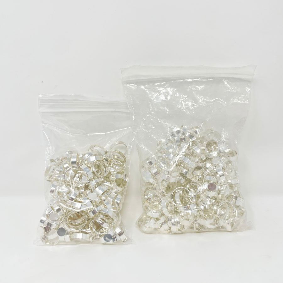 Silver Adjustable Ring Bands