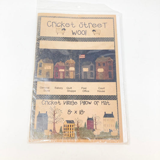 Cricket Village by Cricket Street Wool Sewing Pattern