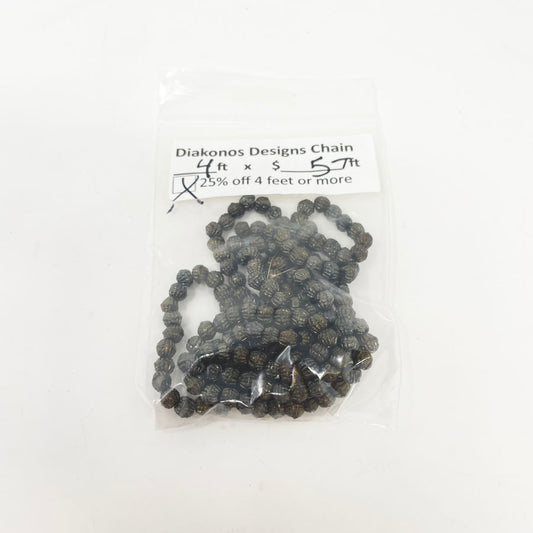 Metal Textured Beads