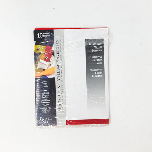 Red Translucent Vellum Envelopes (9)