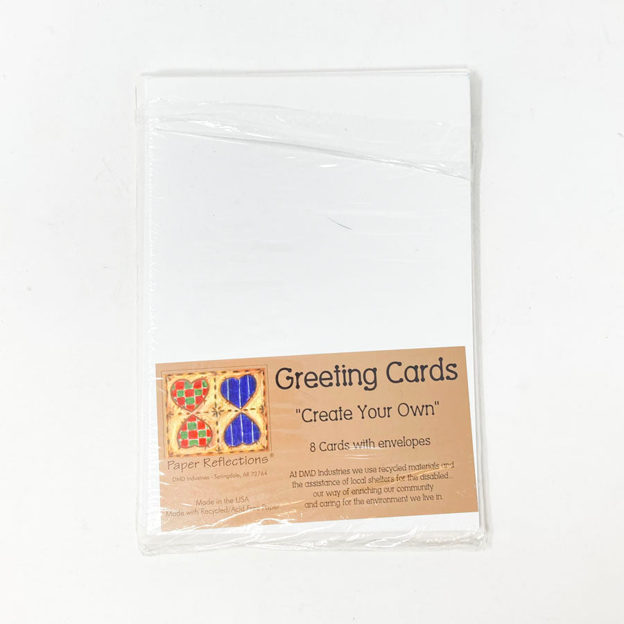 Paper Reflections "Create Your Own" Greeting Cards (8 Cards and 7 Envelopes)