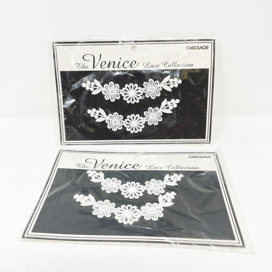 The Venice Lace Collection - White Lace Flower Applique (1)
