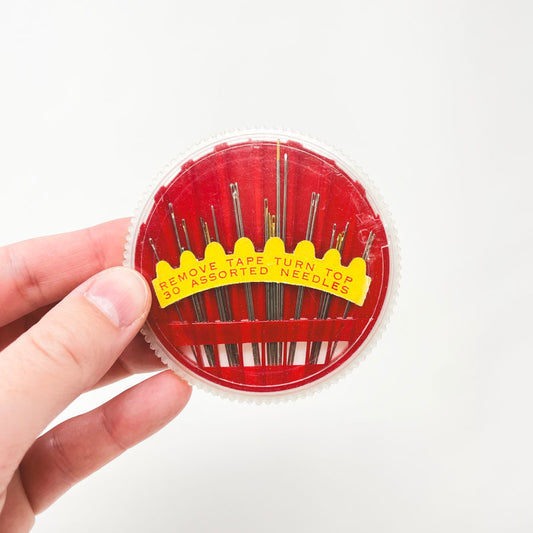Assorted Sewing Needles in Case