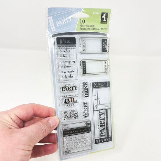Paperwork Greetings Inkadinkado Clear Stamps