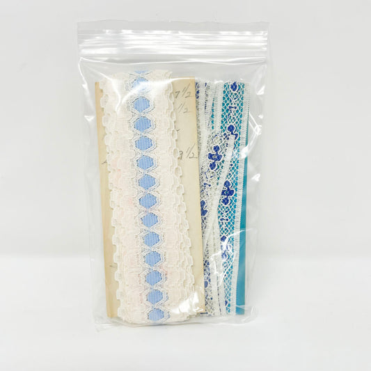 Blue and White Ribbon Bundle
