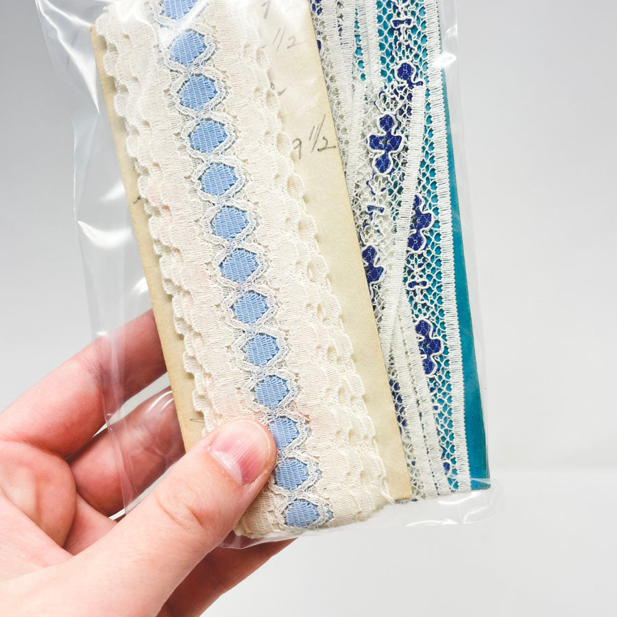Blue and White Ribbon Bundle