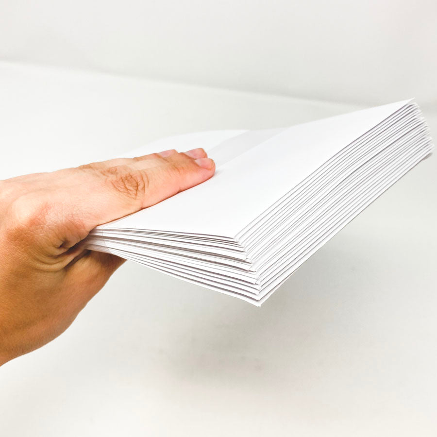 5-1/4"x7-1/4" White Envelopes - Pack of 20