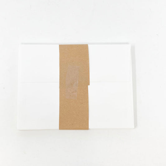 4-3/4"x6-1/2" White Envelopes - Pack of 19