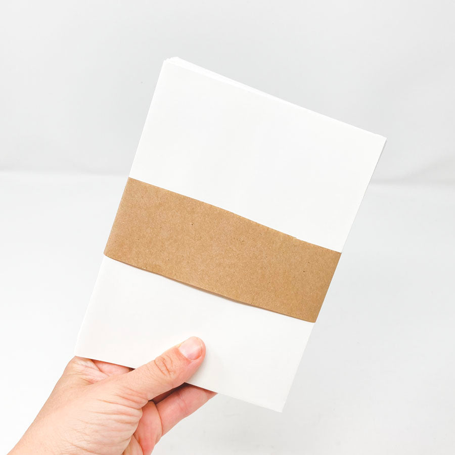 4-3/4"x6-1/2" White Envelopes - Pack of 19