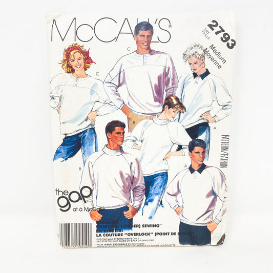 2793 Top Pattern (6-14) - McCall's - 1986