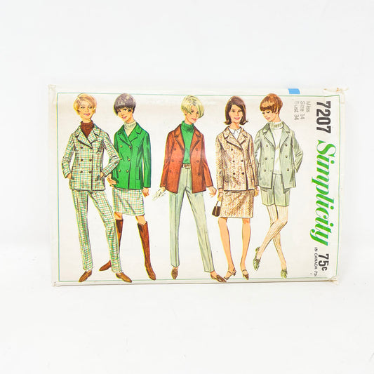 7207 Suit Pattern (14) - Simplicity - 1967