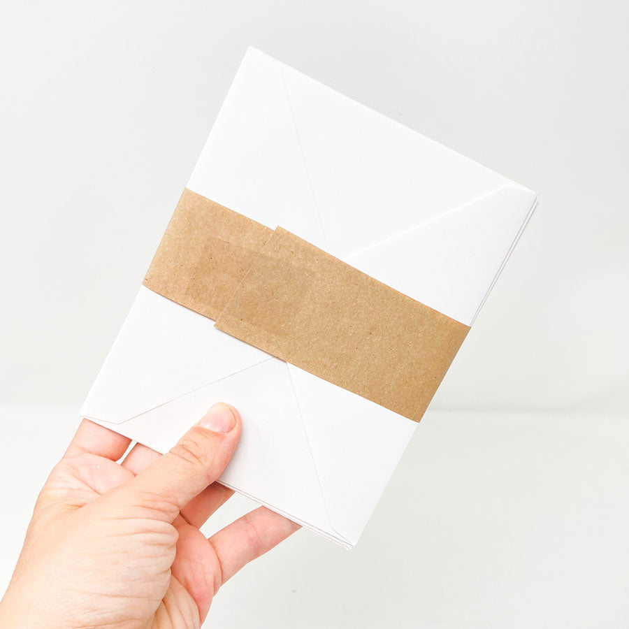 5-1/2"x4-1/4" Embossed Notecards and Envelopes - Pack of 6
