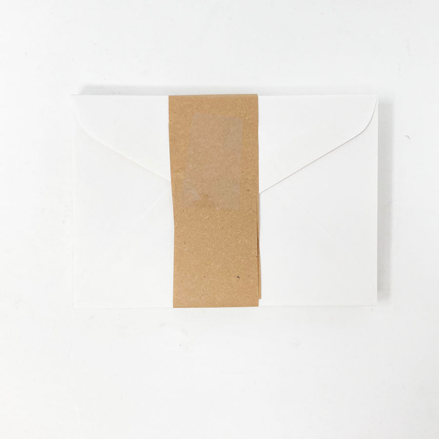 3-5/8"x5-1/4" White Envelopes - Pack of 20