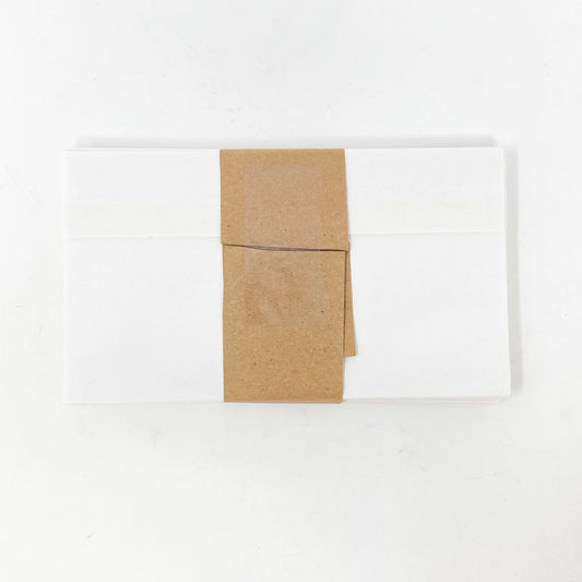 5-1/4"x3" Thin White Envelopes - Pack of 35