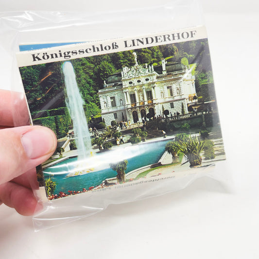 Vintage German Mini Postcard Books – Königsschloss Linderhof & Berchtesgadener Land (2 Booklets)