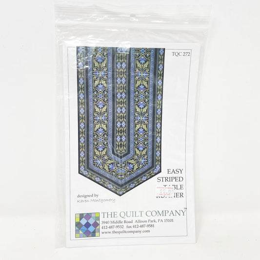 Easy Striped Table Runner Pattern by The Quilt Company