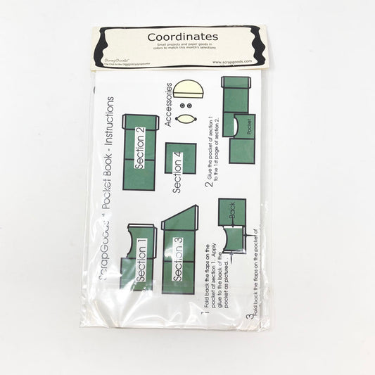 ScrapGoods Coordinates Pocket Book Kit