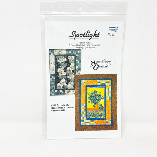 Spotlight Quilt Pattern by Mountainpeek Creations