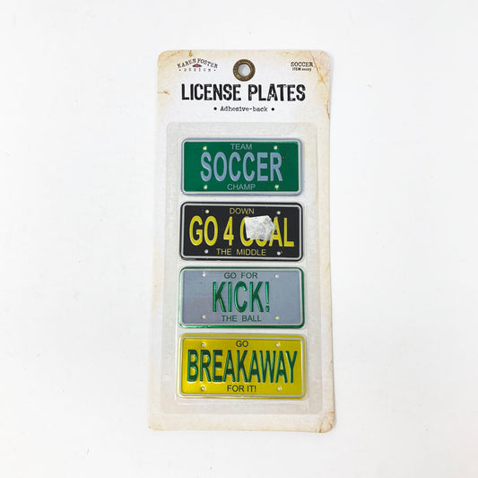Karen Foster License Plates - Soccer