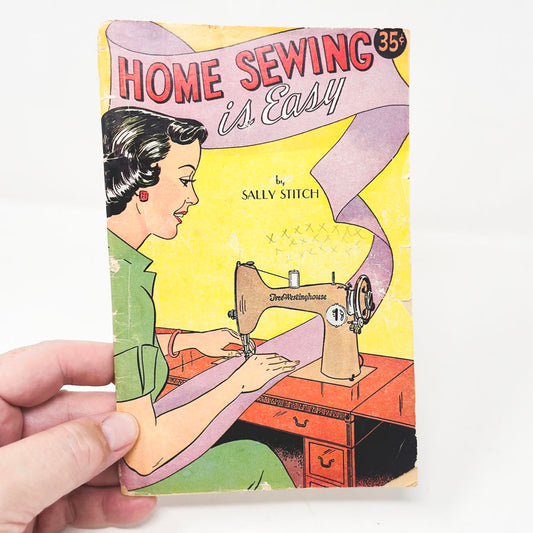Vintage 1950s “Home Sewing is Easy” Comic Book by Sally Stitch