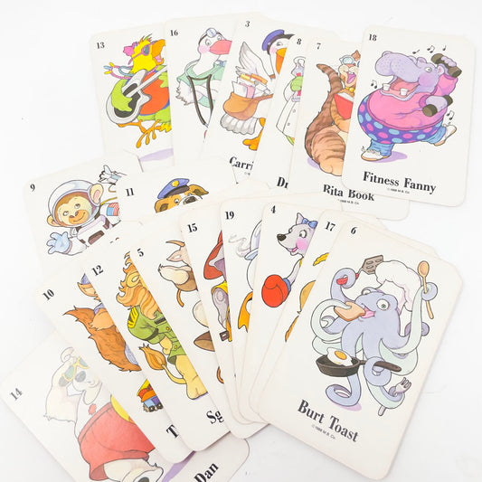 Vintage 1986 Milton Bradley Grabbin’ Granny Game Cards (19)