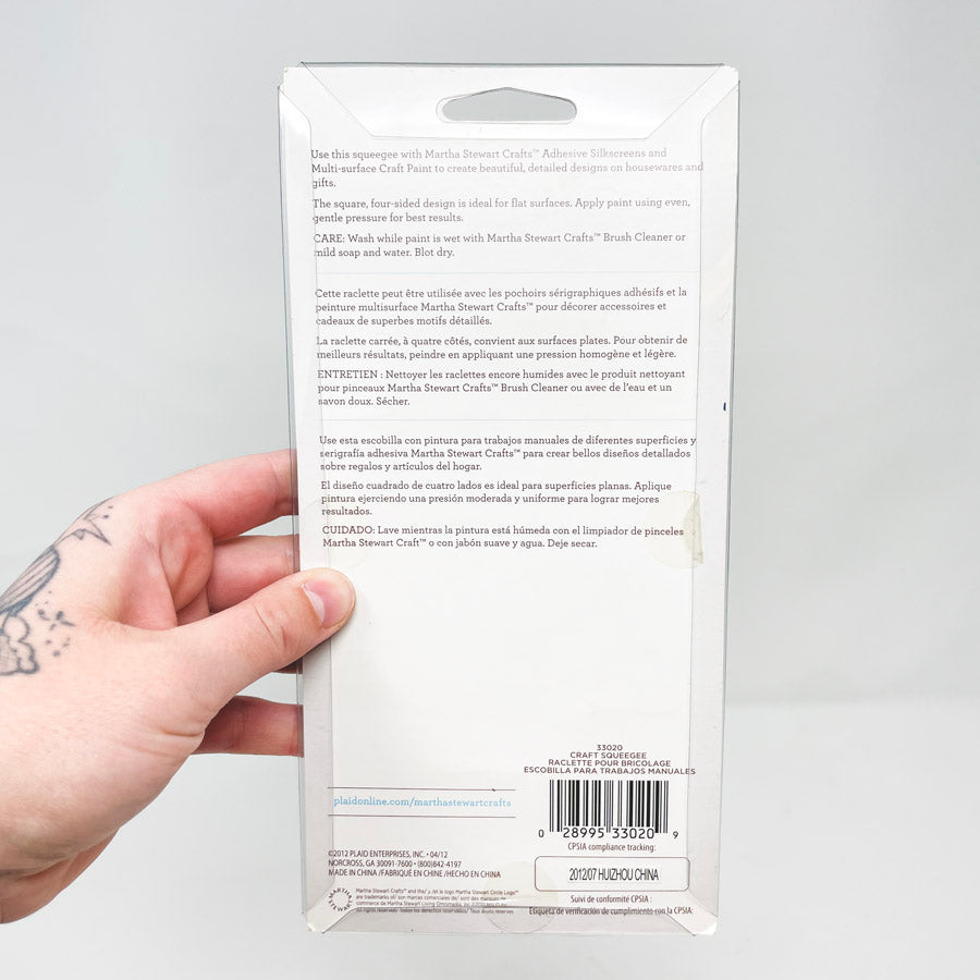 Martha Stewart Crafts- Craft Squeegee 3.5"x4.5"