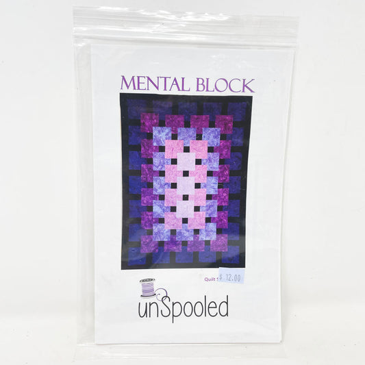Mental Block Quilt Pattern by UnSpooled