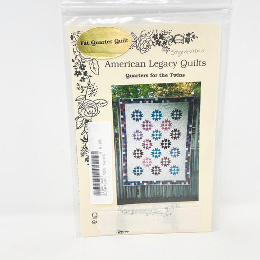 Quarters for the Twins Quilt Pattern by American Legacy Quilts
