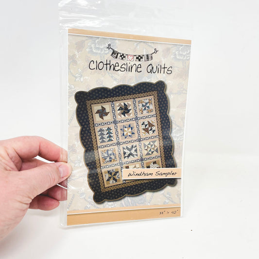 Windham Sampler Quilt Pattern by Clothesline Quilts