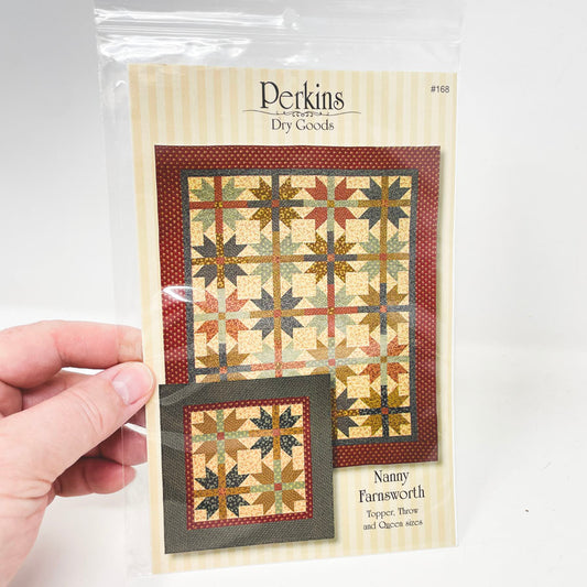 Nanny Farnsworth Quilt Pattern by Perkins Dry Goods