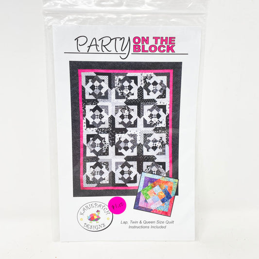 Party on the Block Quilt Pattern by Karie Patch Designs
