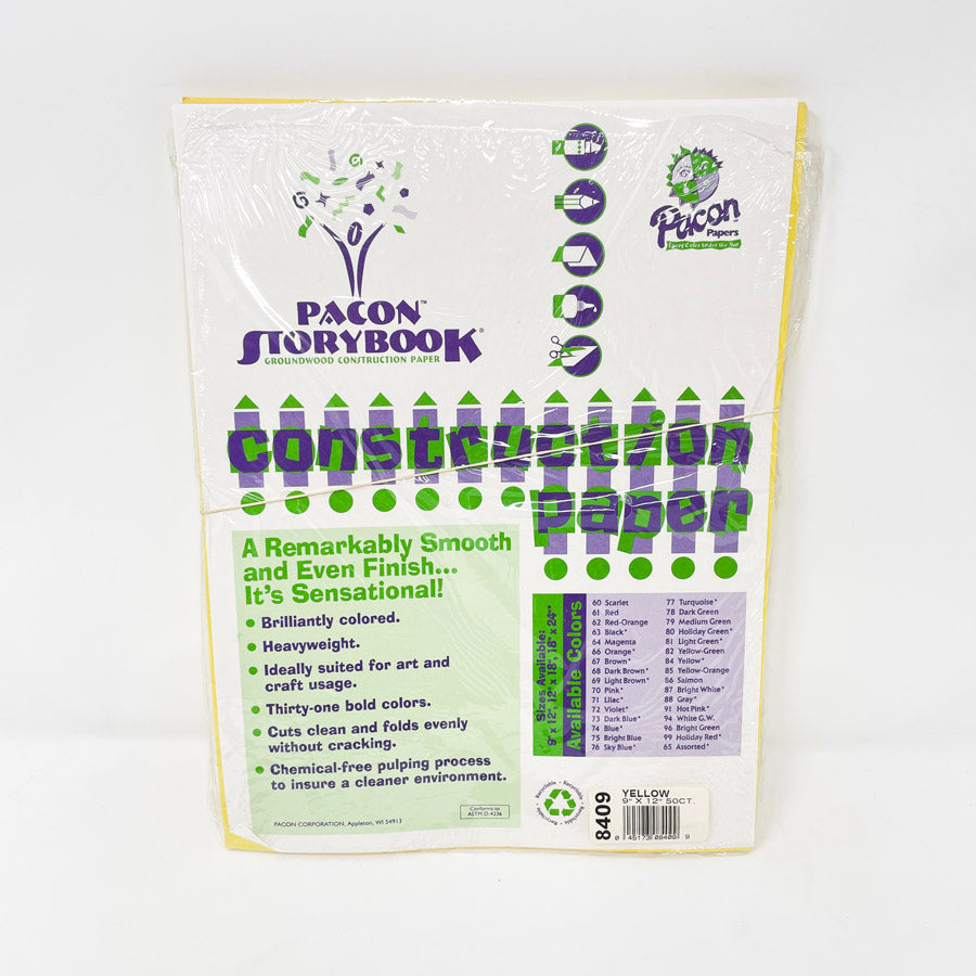 Yellow Construction Paper