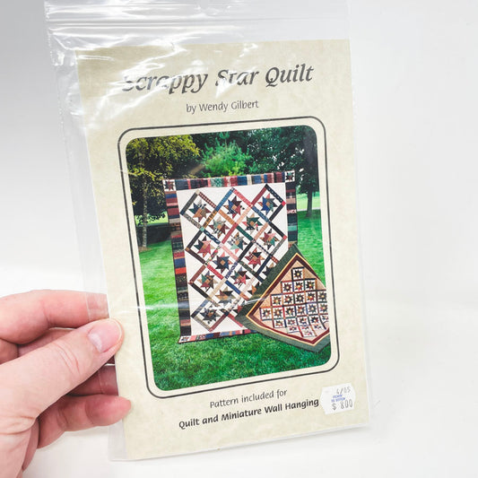 Scrappy Star Quilt Pattern by Wendy Gilbert