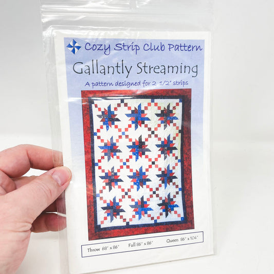 Gallantly Streaming Quilt Pattern by Cozy Quilt Designs