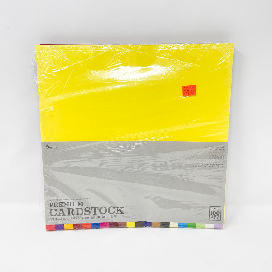 Darice Super Assortment 12"x12" Premium Cardstock