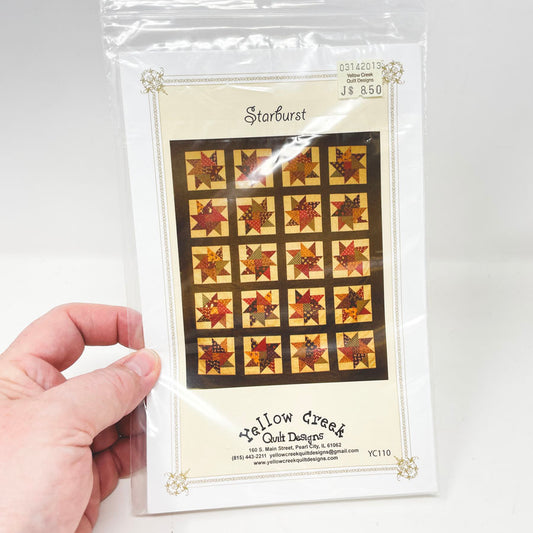 Starburst Quilt Pattern by Yellow Creek Quilt Designs